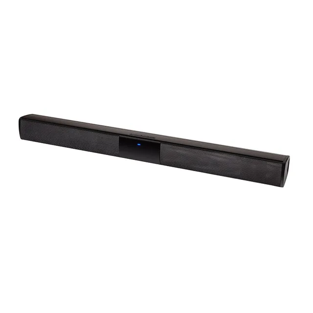 Wireless Bluetooth Soundbar Stereo Speaker TV Home Theater TF USB Sound Bar(Black)