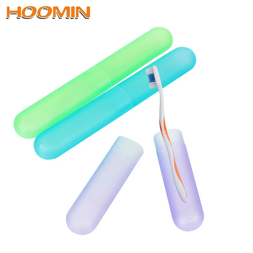 

1pc Portable Travel Toothbrush Box Plastic Dustproof Toothbrush Tube Cover Case Health Tooth Brushes Protector Bathroom Products