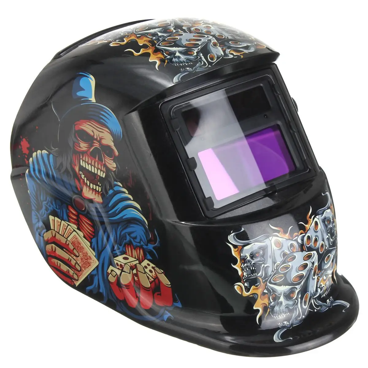 Gamble Skull Солнечные Авто затемняющие Сварочные шлемы Arc Tig Mig сварочный шлифовальный