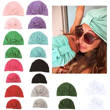 Детские теплые шапочки с помпонами, головные уборы, обертывания, 2 шт., тюрбан из хлопка для мамы и дочки, шапка в богемном стиле с бантиком, шапка для мамы и детей