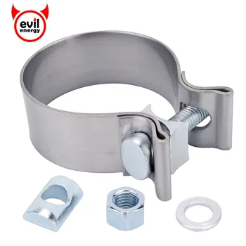 

2.0" 2.25" 2.5" 3.0" 4.0" Stainless Steel Seal Band Exhaust O Clamp Exhaust Sleeve Butt Joint Clamp Exhaust Lap Joint