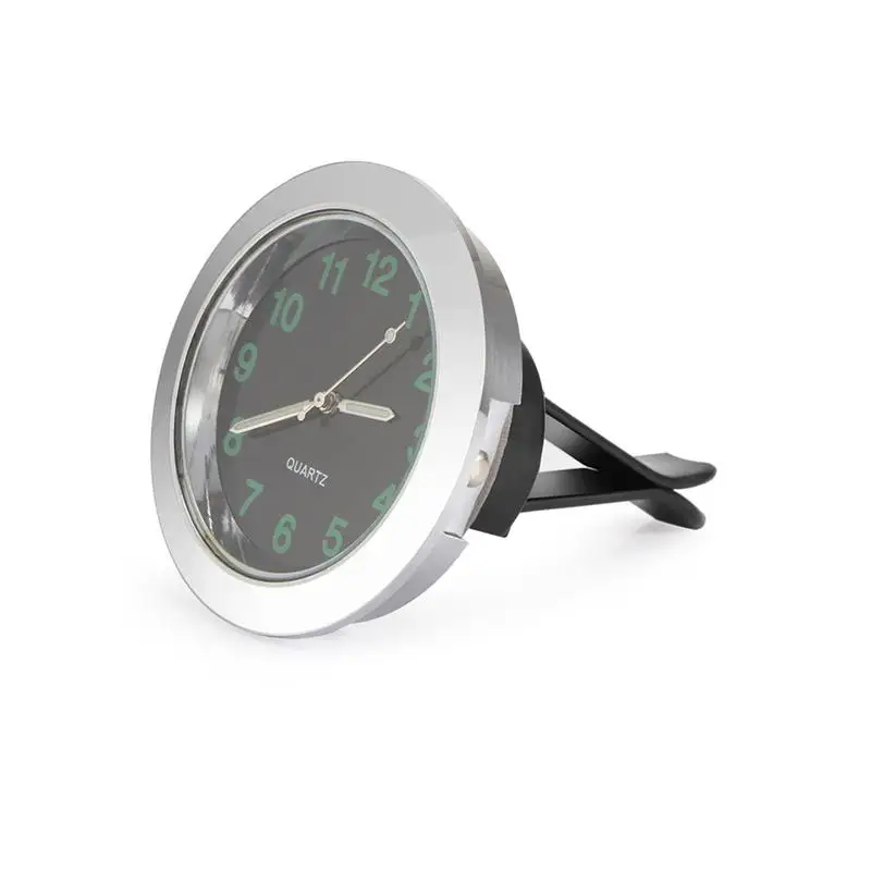 

Mini Car Air Vent Quartz Clock Clip Automobile Luminous Dashboard Clock Auto Interior Quartz Analog Watch