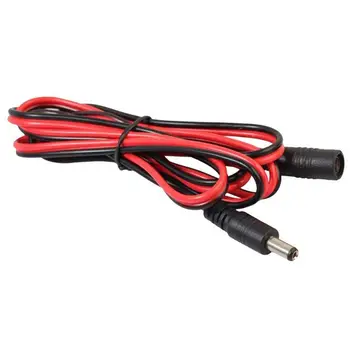 

1.5M Extension Cable DC5525 Male to Female DC 5.5x2.5 Laptop Monitor Power Cord Black + Red