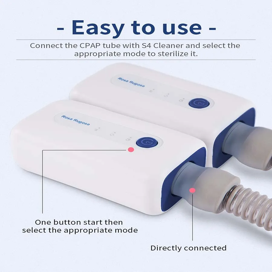 УФ-светильник, портативный мини CPAP очиститель, дезинфектор CPAP, воздушные трубки, маска, респиратор, чистящее средство, USB power