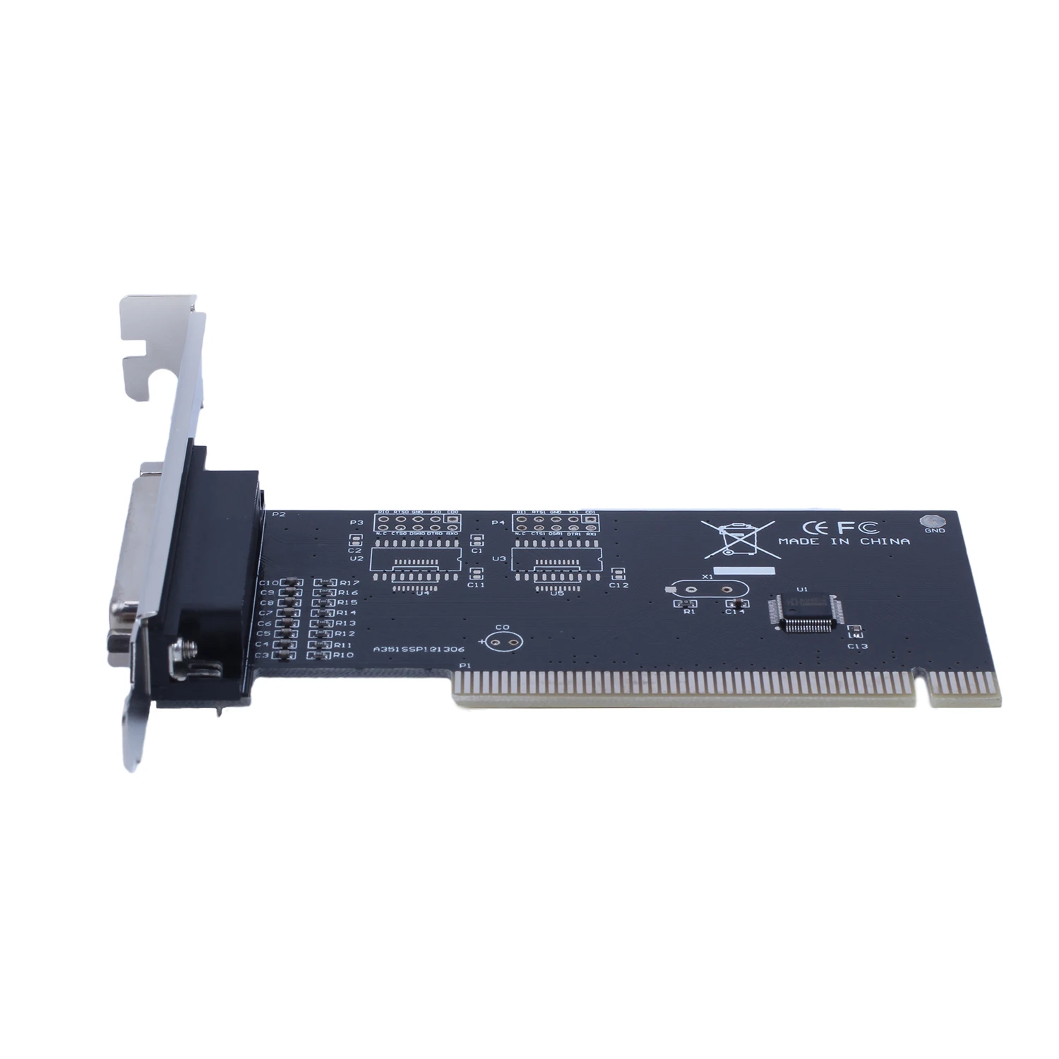 

DB25 Parallel Port IEEE 1284 Printer PCI Controller Card Adapter Black
