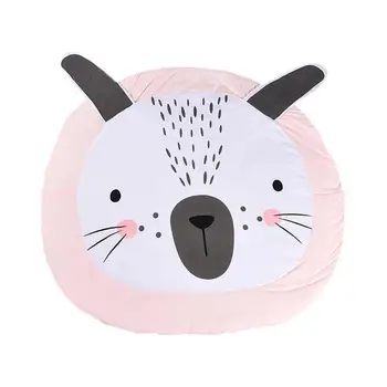 

Baby Infant Play Mats Kids Crawling Carpet Floor Rug Baby Bedding Rabbit Blanket Cotton Game Pad Children Room Decor About 95CM