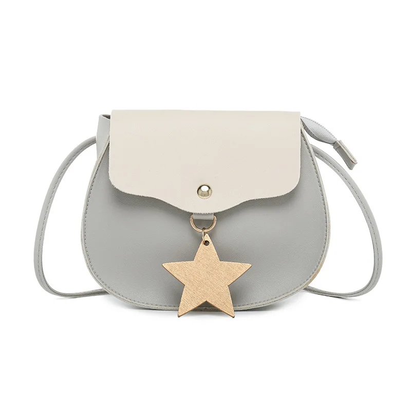 

Colour Matching Ellipse Ma'am Single Shoulder Mobile Phone Package 2019 Autumn Stars Hanging Drop Small Bag Versatile China B253