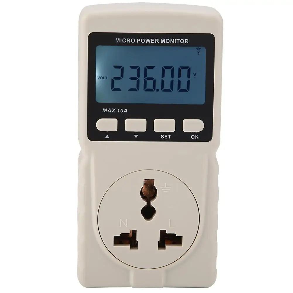 

High Quality GM86 Digital LCD Micro Power Meter Analyzer Monitor Measuring Tester EU Plug 220V