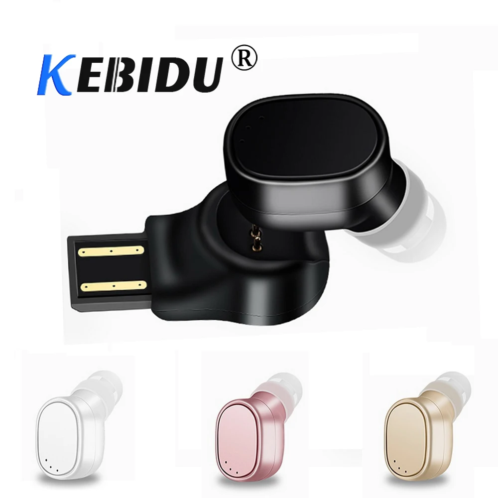 Наушники kebidu Mini X12 Bluetooth 4 1 беспроводные наушники вкладыши с микрофоном магнитная