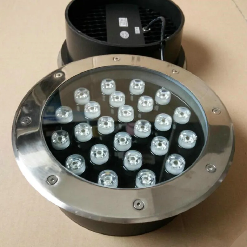 

10W 12W 18W 24W LED Underground Light LED underground lamp AC85V-265V IP68 Waterpoof LED underground 8PCS/LOT