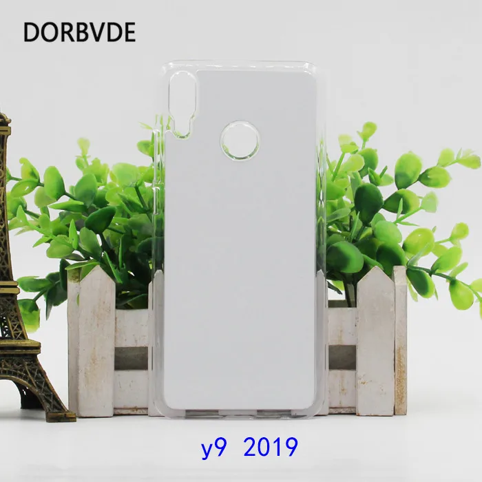 Сублимационный чехол 2D для Huawei Y9 2019 жесткая пластиковая задняя крышка с пустой