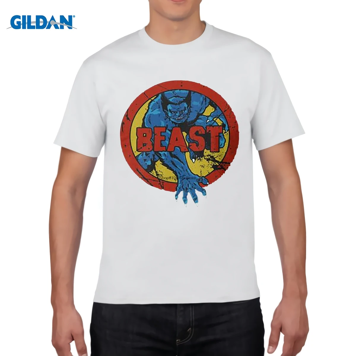 

GILDAN designer t shirt Free shipping new style T shirt Beast X-Men Logo summer short sleeve T shirt fashion cotton T shirts