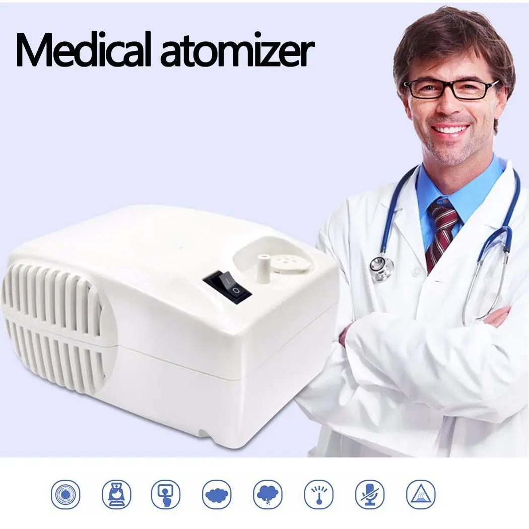 

Child Adult Compression Nebulizer Electric Medical 0.3ML/MIN Household Atomizer 0.5~5 microns 130VA General
