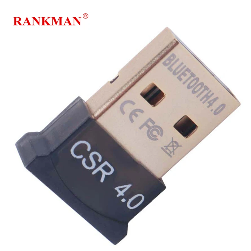 

Rankman Bluetooth Adapter Mini Bluetooth Transmitter USB Dongle Bluetooth 4.0 Music Receiver for PC Mouse