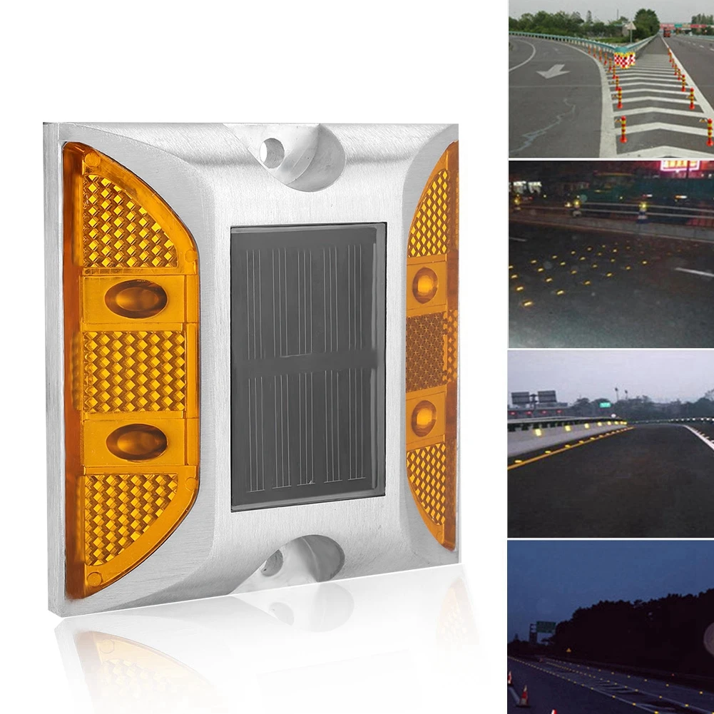 Литье Алюминиевый Дорожный шпилька на открытом воздухе солнечные лампы для пути дорога простой дизайн Горячая