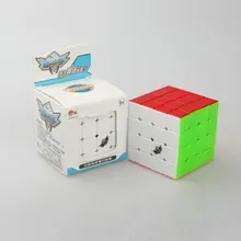 Cyclone Boys Jisu G4 4x4 Cube Черный/Stickerless Cubo Magico Твист Головоломка обучающая игрушка подарок идея Прямая