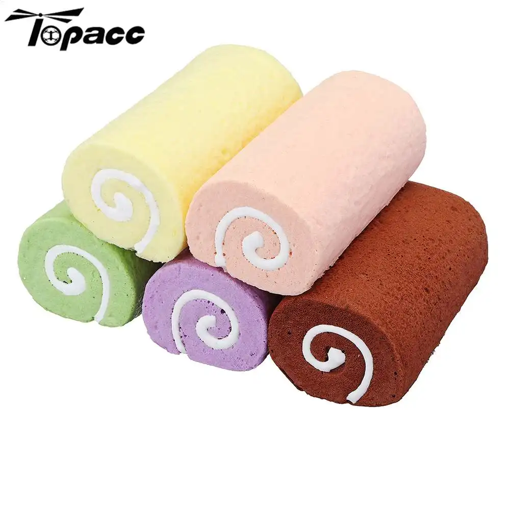 

Kawaii Cartoon Cake Squishyed Slow Rising Swiss Roll Scented Stress Reliever Toys Mushy Squishyed Pack 10CM Hand Pillow Gifts