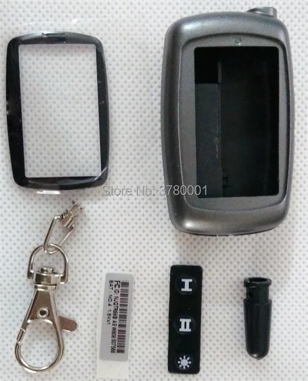 

A9 case keychain for Russian version Starline A9 A8 A6 A4 Key Body Case two way car alarm system LCD Remote Control