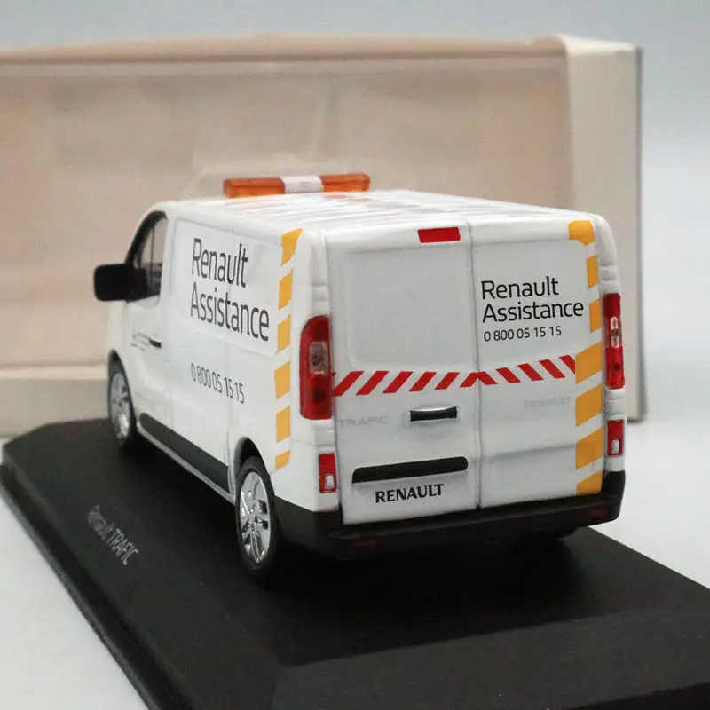 Norev 1/43 RENAULT trafc 3 Сервис ou помощь белый Литье под давлением модели Ограниченная серия Коллекция