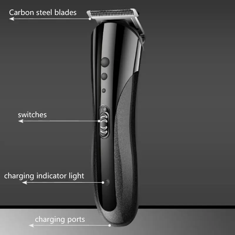 WHYY-Kemei 3 в 1 перезаряжаемая машинка для стрижки волос, триммер для бороды, волос для мужчин, для лица, носа и бритья, электрическая машинка для стрижки волос