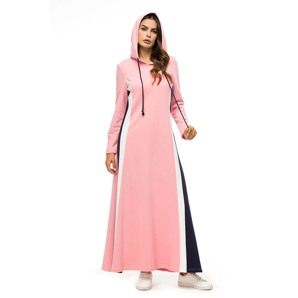 long hooded gown
