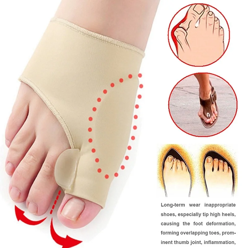 

Newest Hallux Valgus Correction Braces Big Toe Separators Orthopedic Bunion Corrector Socks Toes Separator Calcetines Mujer