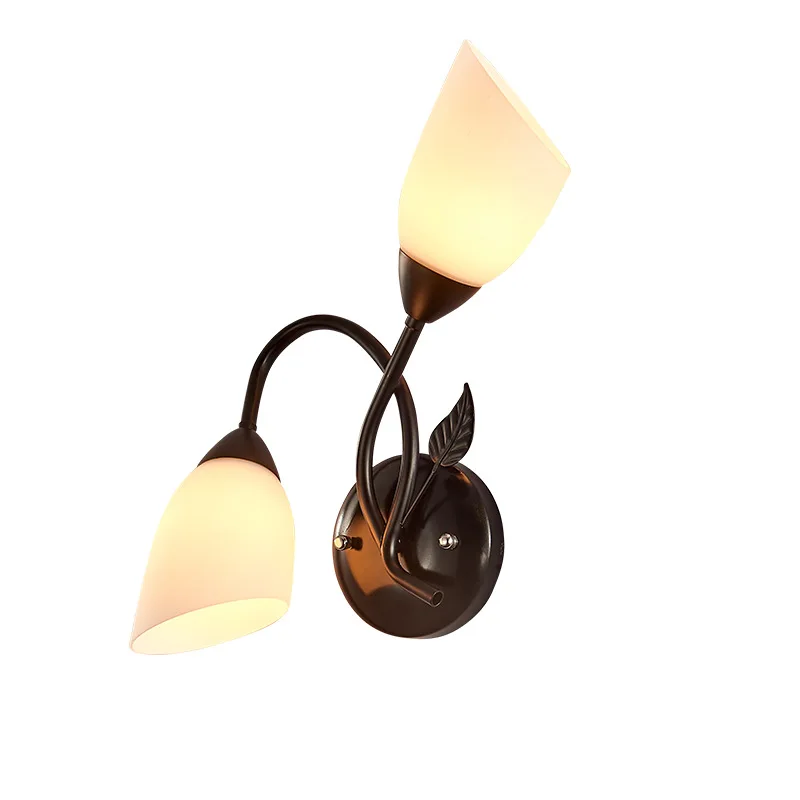 

Glass Molecular Bedside LED Wall Lamp Bedroom Walkway Background Wall Hotel Wall Light Luminarias De Interior Lighting