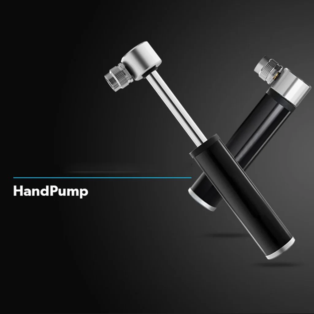 

Mini Bicycle Tire Pump for Road Mountain BMX Bikes High Pressure 120 PSI with Mount Bracket Pump Extension Hose