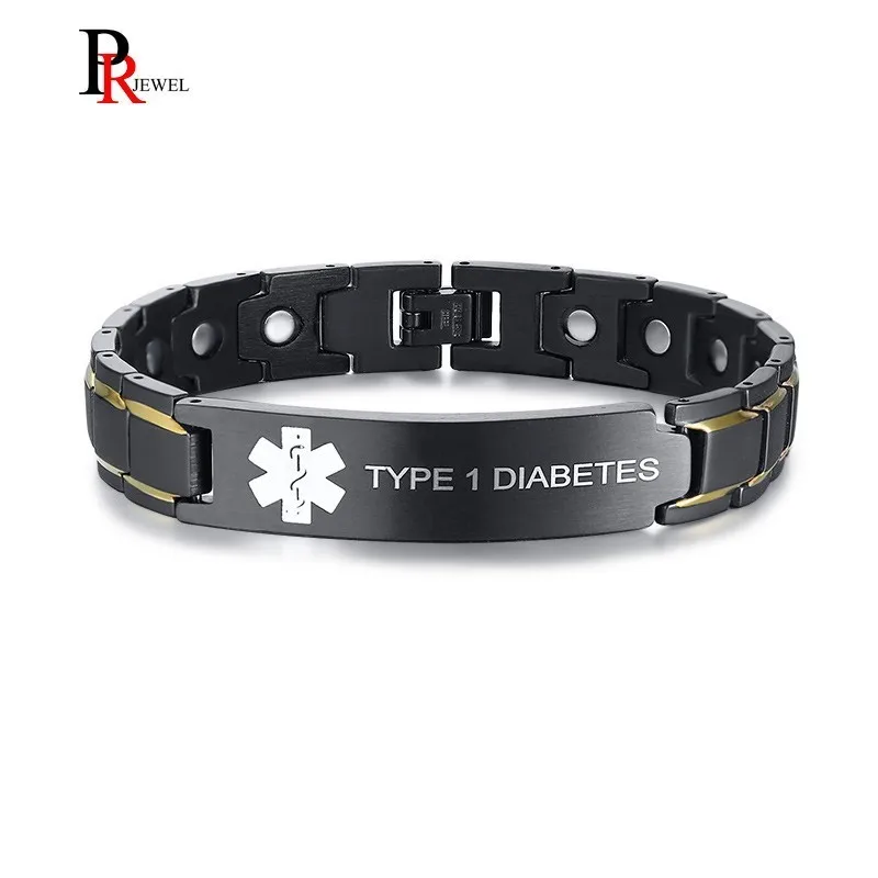 Aliexpress.com : Buy TYPE 1 DIABETES Medical Alert ID Mens Bio Energy ...