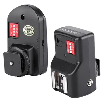 

16 Channel Wireless Flash Trigger Set with 1 Transmitter 1 Receiver 1 Sync Wire Cable Hot Sell