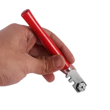 Профессиональный шесть диск для подстригания травы ремесло режущий инструмент W/деревянная ручка 6 карбида режущие колесики для плитки стекла резак 130 мм