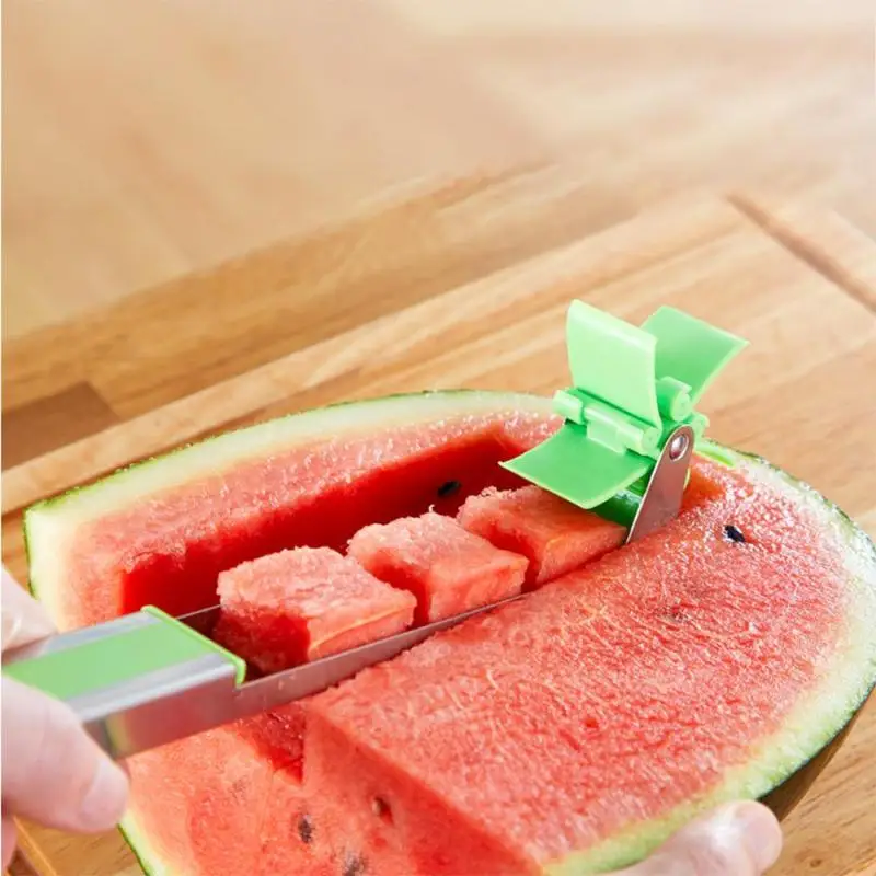 

Watermelon Cutter Windmill Shape Watermelon Slicer Stainless Steel Fruit Cutter Melons Knife Fast Watermelon Slicer Cutting Tool