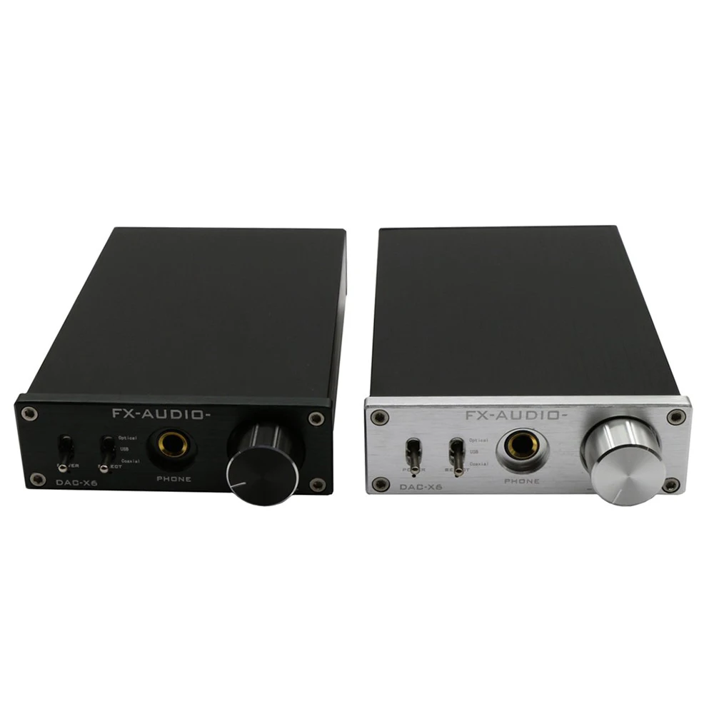 FX аудио DAC-X6 HiFi оптический/коаксиальный/USB цифровой аудио усилитель DAC декодер