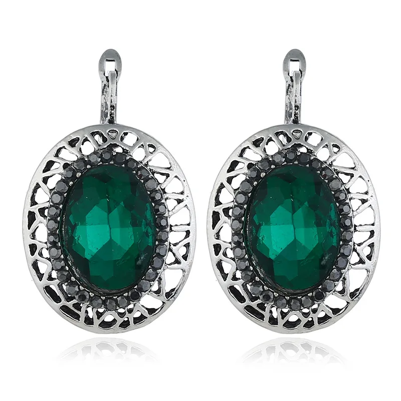 Простые Евро-американские модные ювелирные серьги