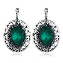 Простые Евро-американские модные ювелирные серьги