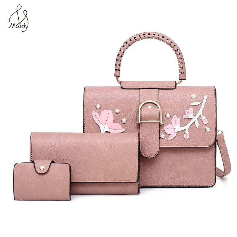 

Women Handbag Composite Bag 3 Set Handbag Tote Bag Shoulder Crossbody Bag With Soft Artificial Leather Messenger Bag Purse Maidy