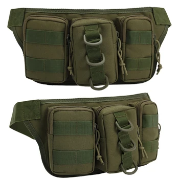 

Molle Military Tactical Waterproof Waist Bag Outdoor Hiking Fishing Hunting Sport Waist Bags Multifunction Mini Belt Sports Bag