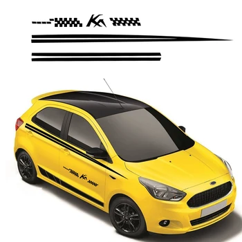 

Auto DIY Decoration Car Side Body Decal Sticker For Ford Kuga for Hatchback Pickup Truck Decals name Stickers Car Styling 280cm