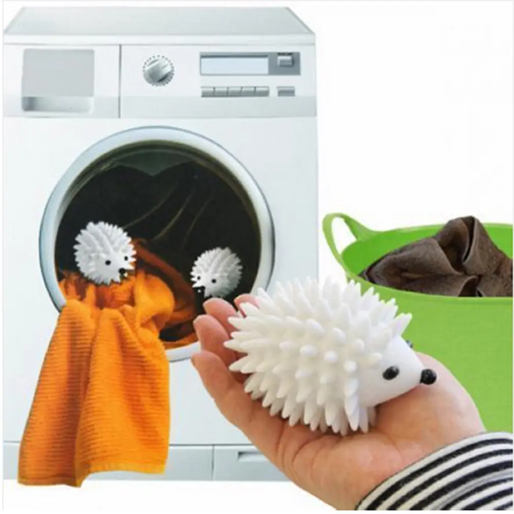 

Hedgehog Dryer Balls Fabric Washing Softener Reusable Accessories Anti Winding Washer Wash Balls