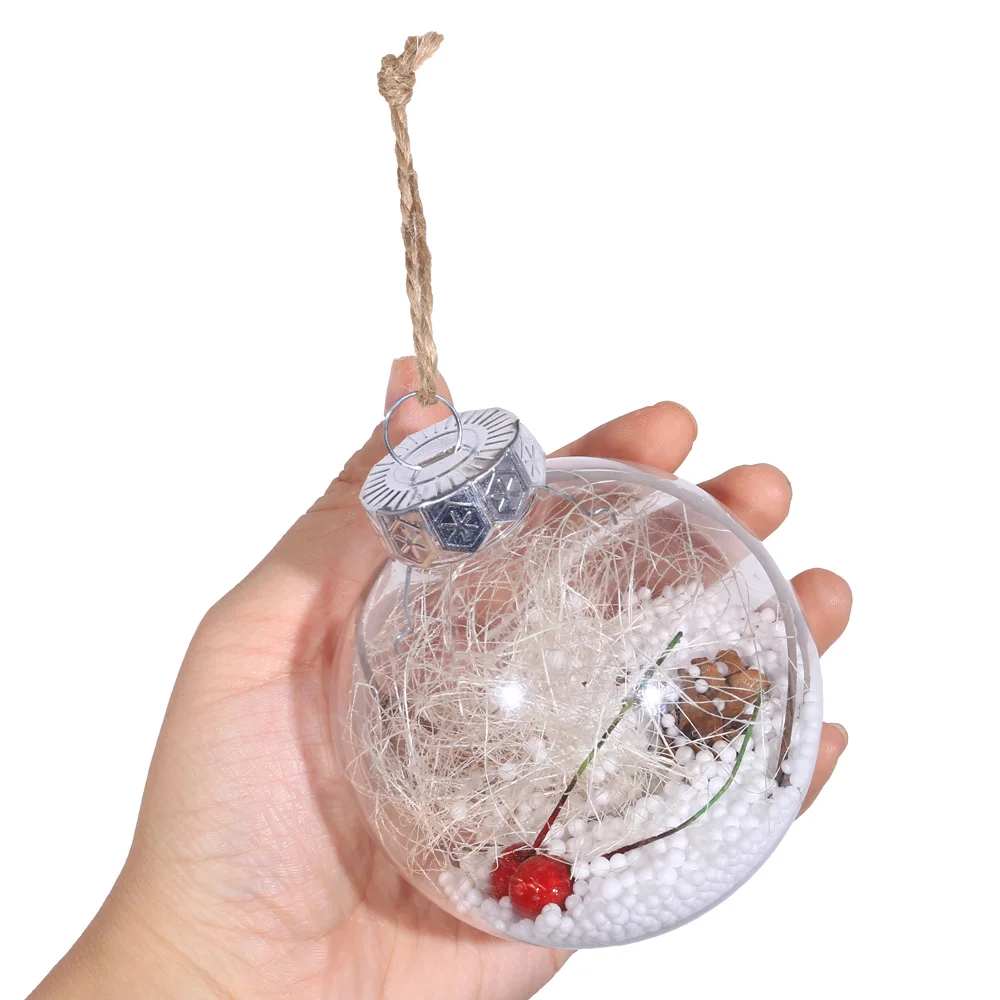 

4 pc Christmas Tree Drop Ornaments Xmas Pendant Hanging Ball Christmas Decorations For Home Christmas Decoration Pendant ball