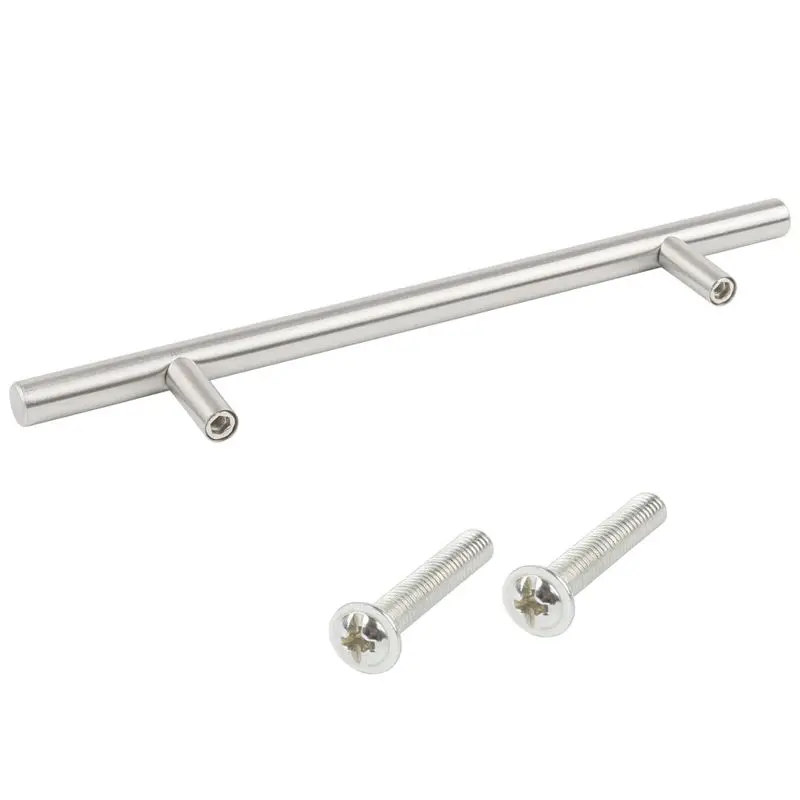 

Pack of 20 Furniture / Cabinet / Drawer Handles Made of Stainless Steel, Overall Width 200mm, T-handle Center 128mm, Furniture