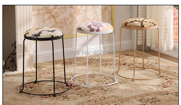 2 шт./лот фланелевая ткань Европейский золотой стул ножка из нержавеющей стали круглый обеденный стул Скандинавское кухонное кресло ресторан