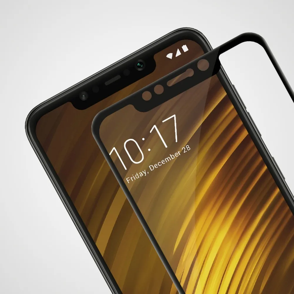 NILLKIN чехол CP+ Закаленное стекло пленка для xiaomi POCOPHONE F1 полное покрытие стекло протектор экрана для xiaomi POCO F1