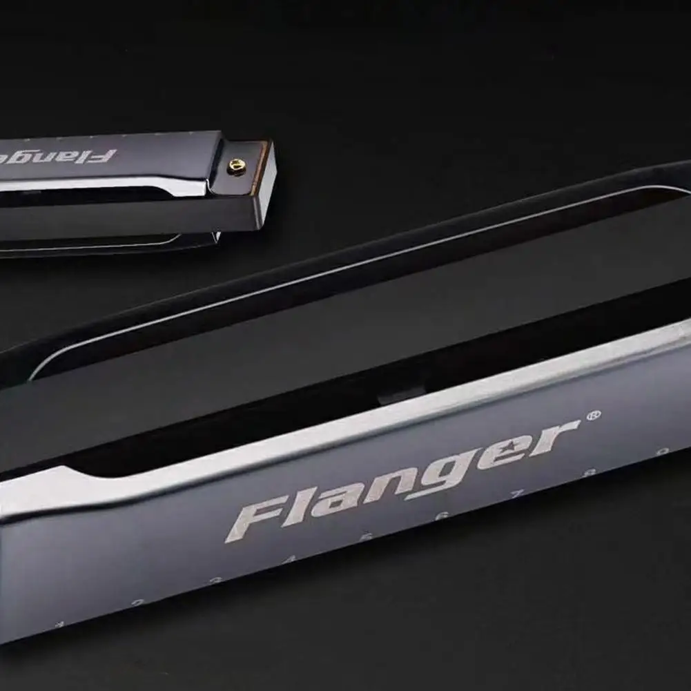 Flanger 10 hole 20 c Tone Diatonic Blue Harmonica Стандартный ключ для рта с чехлом начинающих