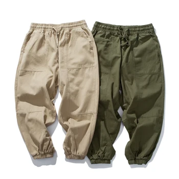 

Autumn New Pants Men Elastic Waist Fashion Tooling Wind Pants Man Streetwear Hip Hop Loose Casual Wild Joggers Sweatpants