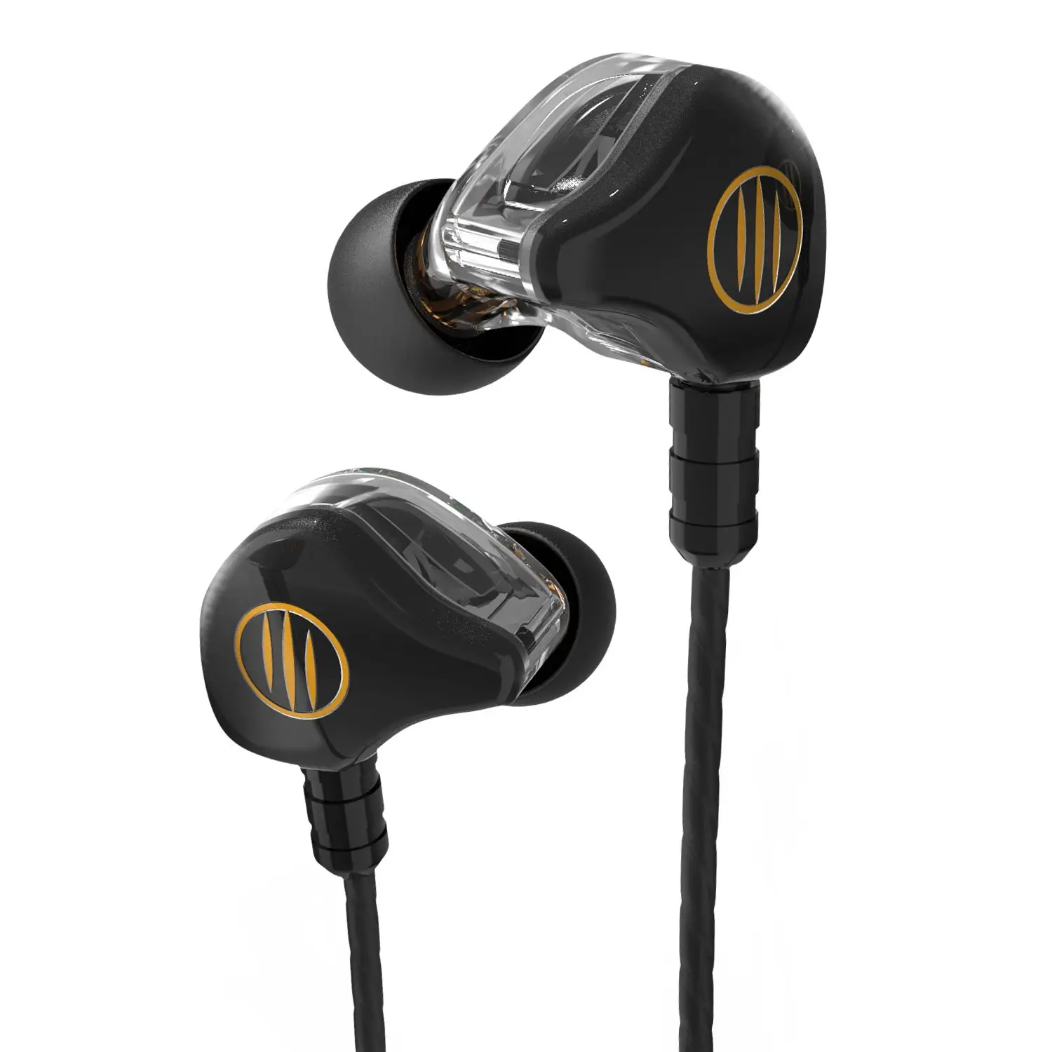 

BGVP DS1 HIFI Earphone 1DD+2BA Hybrid Technology In-ear IEM Types OCC with Mic/ OCC Plated with Silver No Mic MMCX Cable
