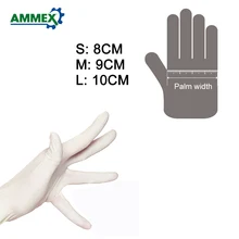 100 шт./упак. одноразовые латексные перчатки утолщенные Резиновые Перчатки Многофункциональные домашние промышленные пищевые медицинские перчатки
