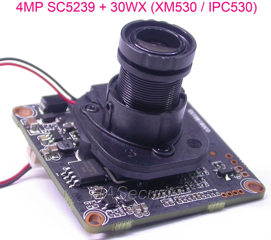 IPC 4MP 3MP 1/2. " SmartSens SC5239 CMOS сенсор+ 30WX(XM530/IPC530) CCTV IP камера Модуль платы блока программного управления+ LAN кабель+ IRC+ M12 объектив