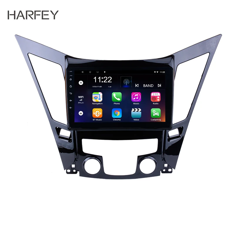Clearance Harfey 9" Car Multimedia Player Radio For 20112012-2015 HYUNDAI Sonata i40 i45 Android 9.0 GPS navigation Head Unit bluetooth 0