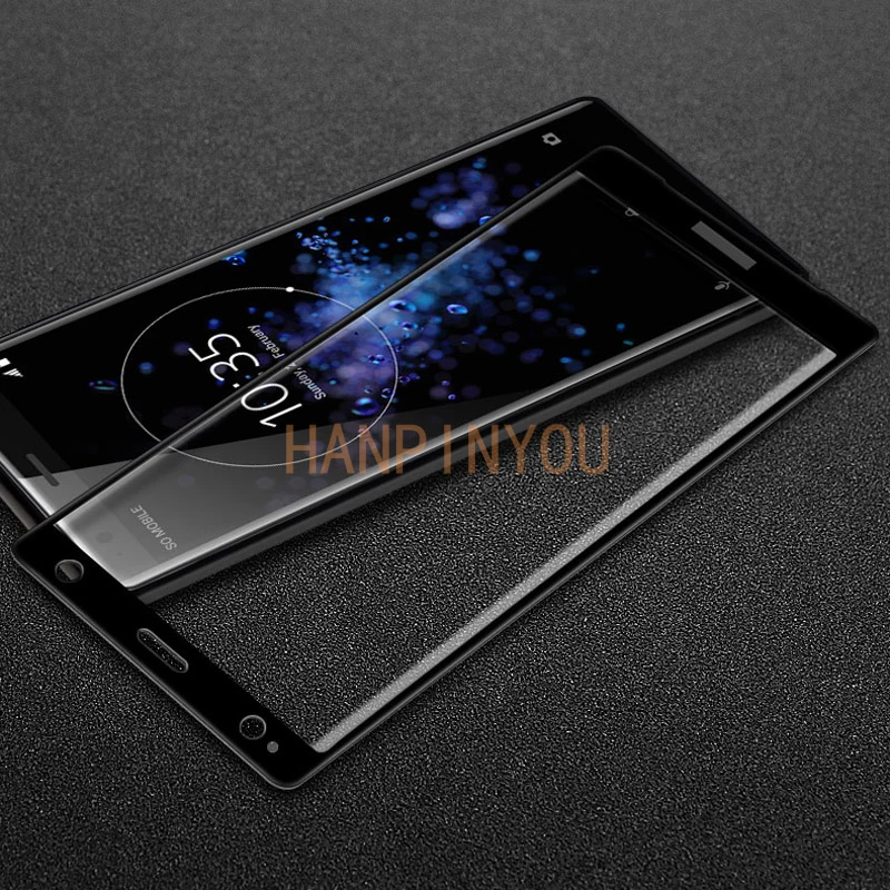 Изогнутое закаленное 3D стекло 9H для Sony Xperia XZ2 H8216 H8266 H8276 H8296 полноразмерная защита